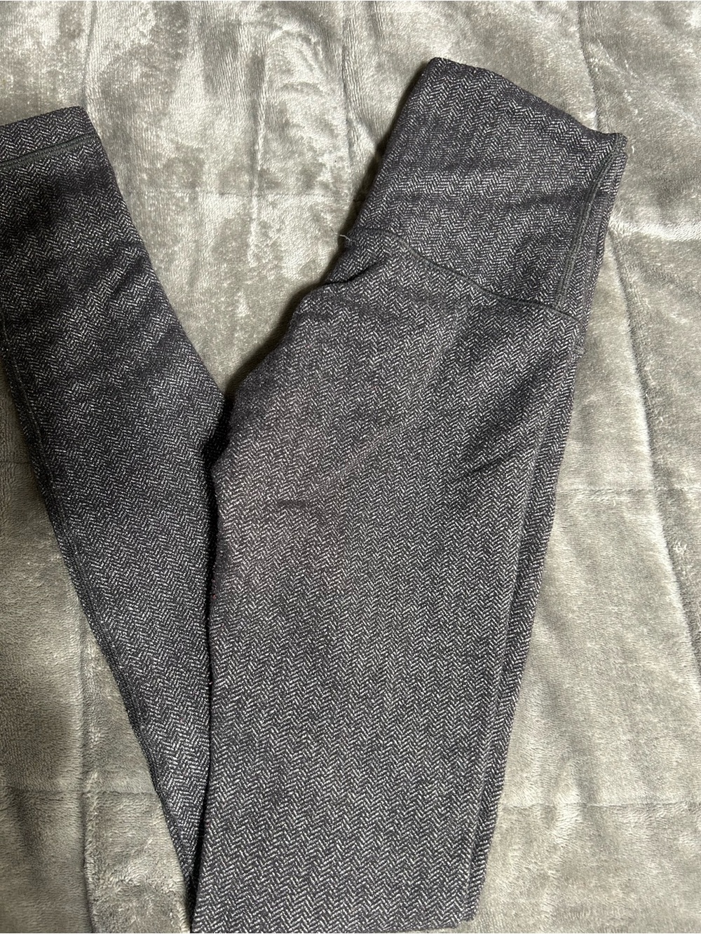 lululemon athletica Charcoal Herringbone High-Rise Leggings
